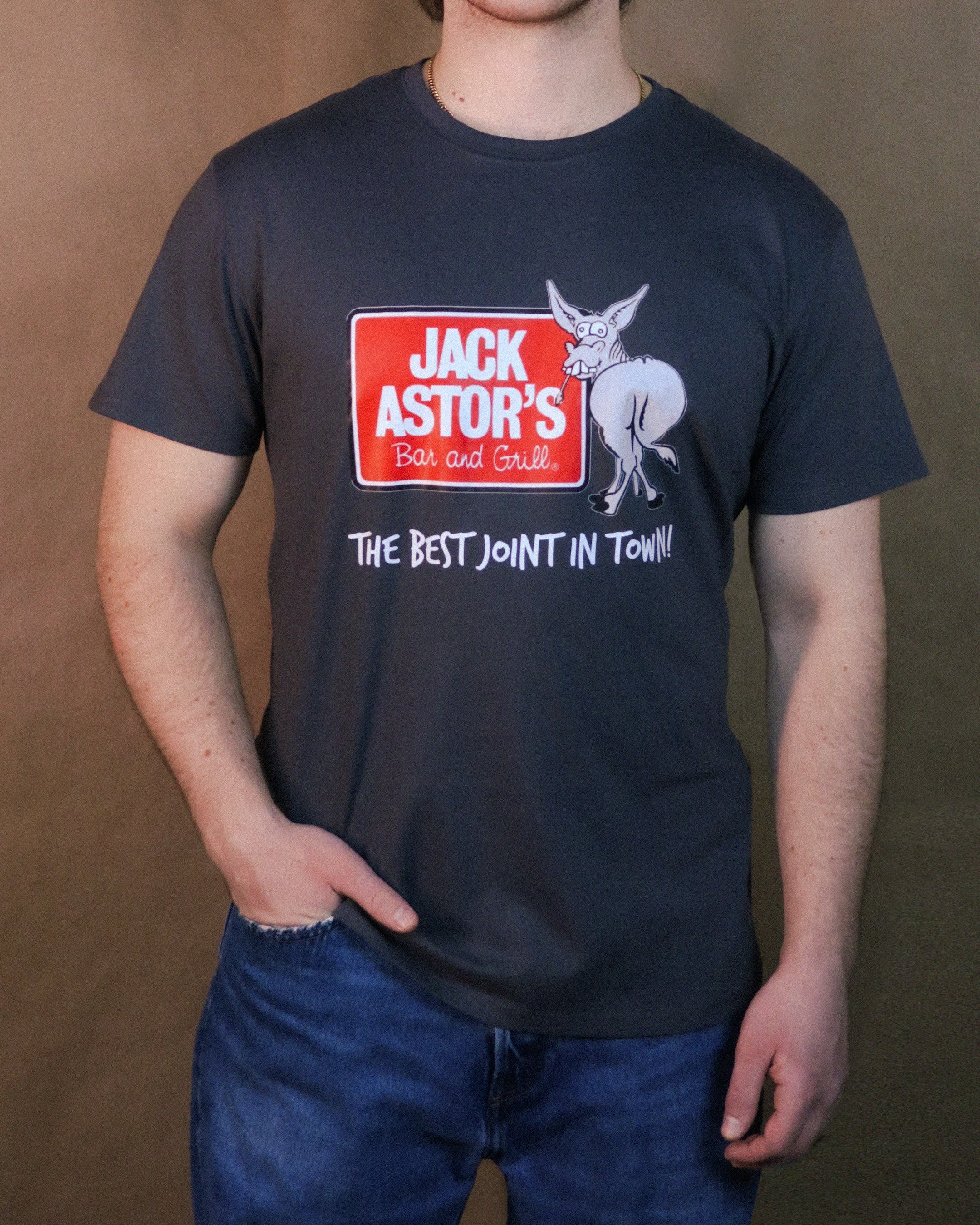 Retro Jack Astor's Bar + Grill T-Shirt - Graphite